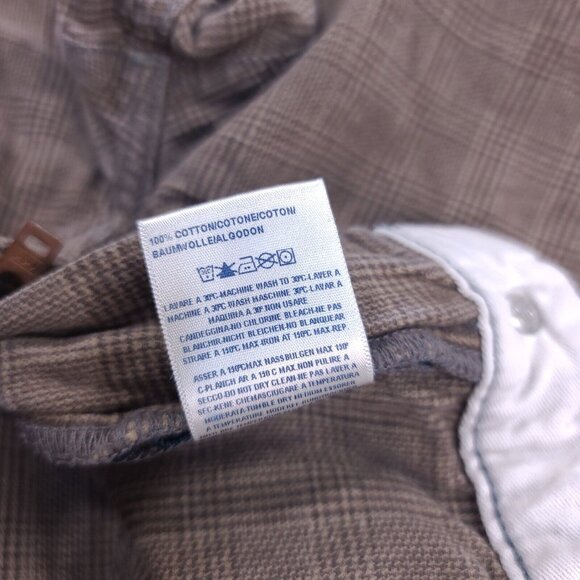 Agave Pants Mens 35x32 Brown Pragmatist Classic Plaid Mid Rise Straight - Picture 10 of 10